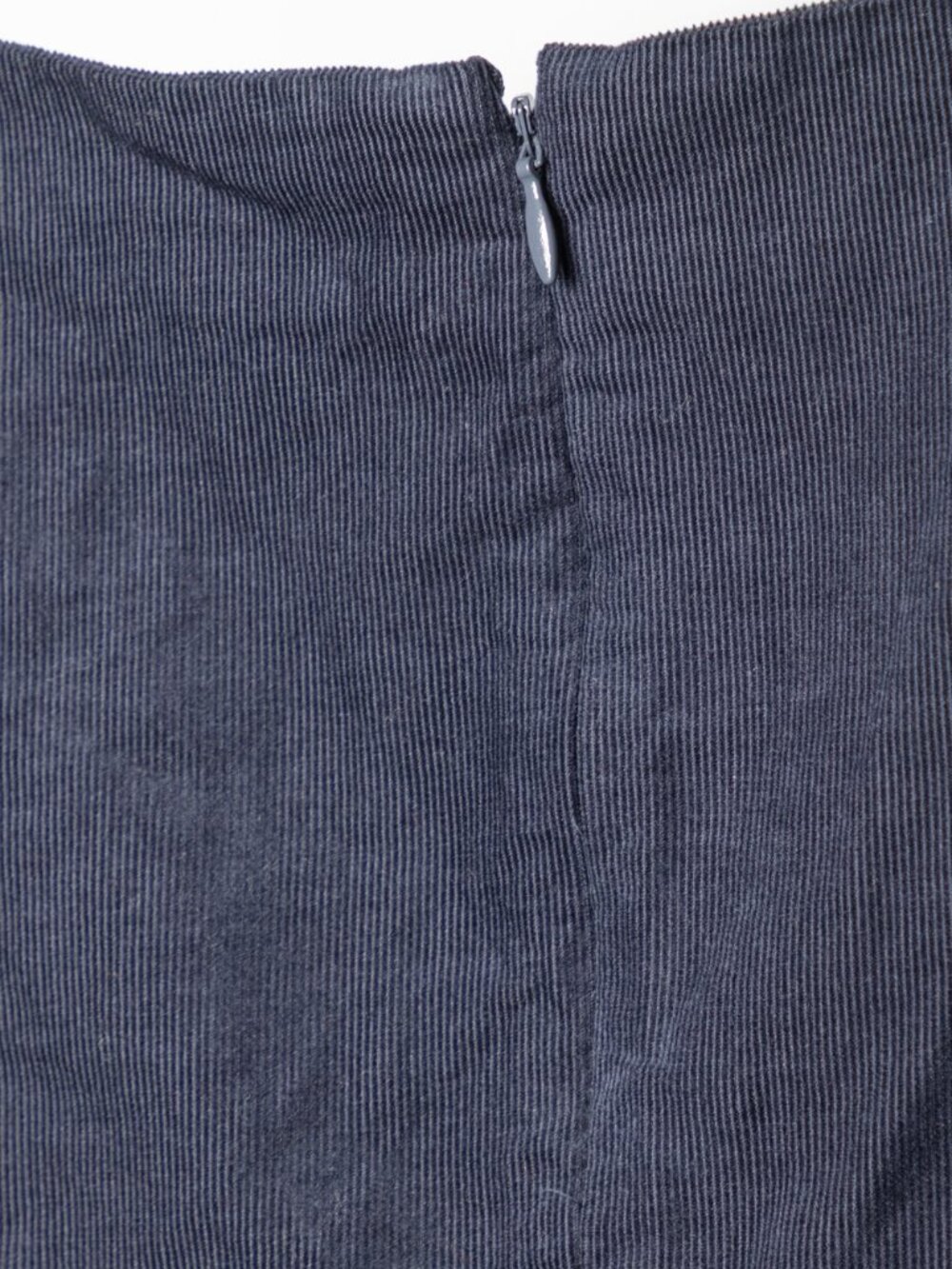 Madewell Tiered Puff Sleeve Mini Dress Navy Blue Corduroy NWOT Size XL - Picture 7 of 10